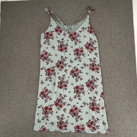 Olive + Oak Shift Dress Floral Small Sleeveless Spaghetti Straps  Lightweight - Picture 12 of 16
